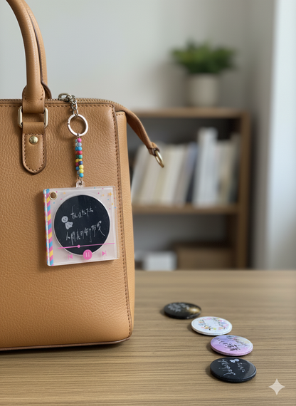 🌿「字癒」鎖匙扣